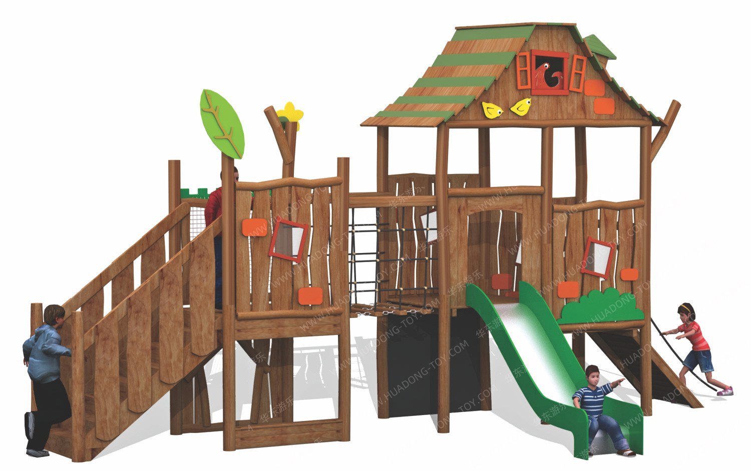 乐发游乐木质森林庄园主