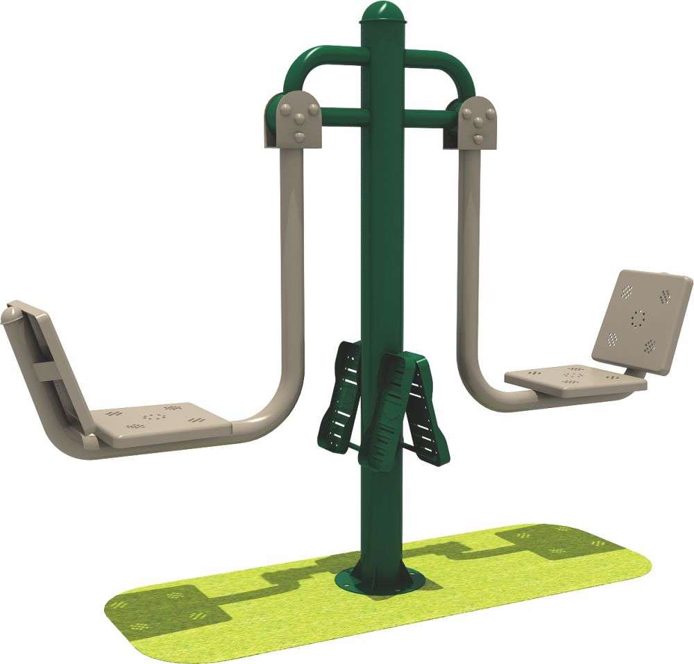 乐发健身器材 限位双人坐