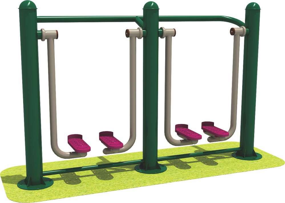 乐发健身器材 限位双人漫