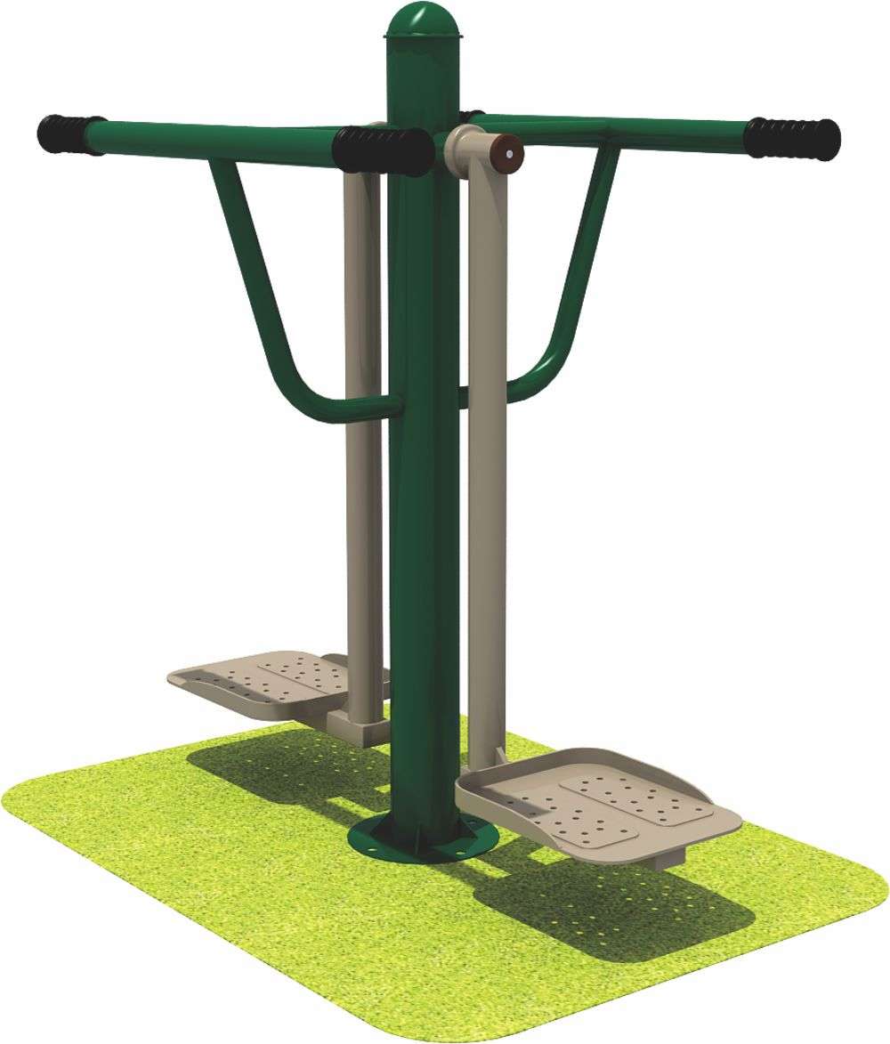 乐发健身器材 限位双人浪