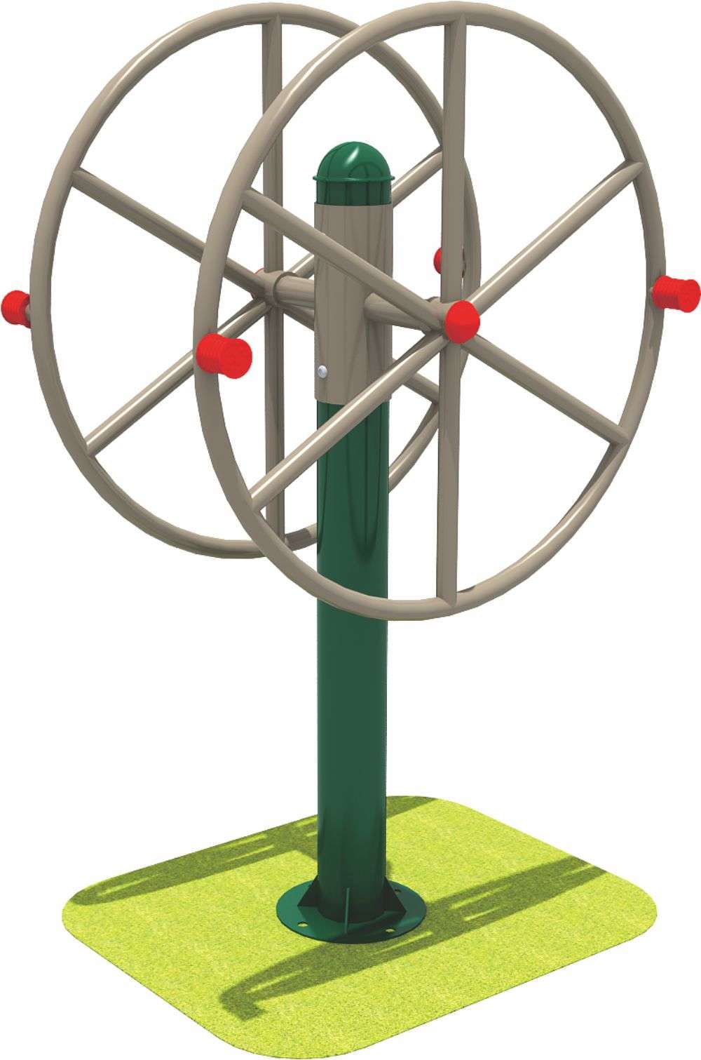 乐发健身器材 旋转风轮