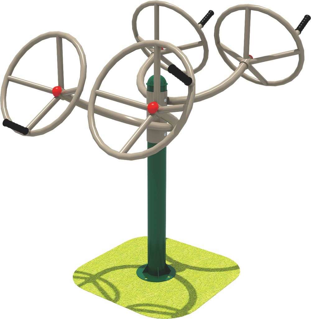 乐发健身器材 双人肩关节