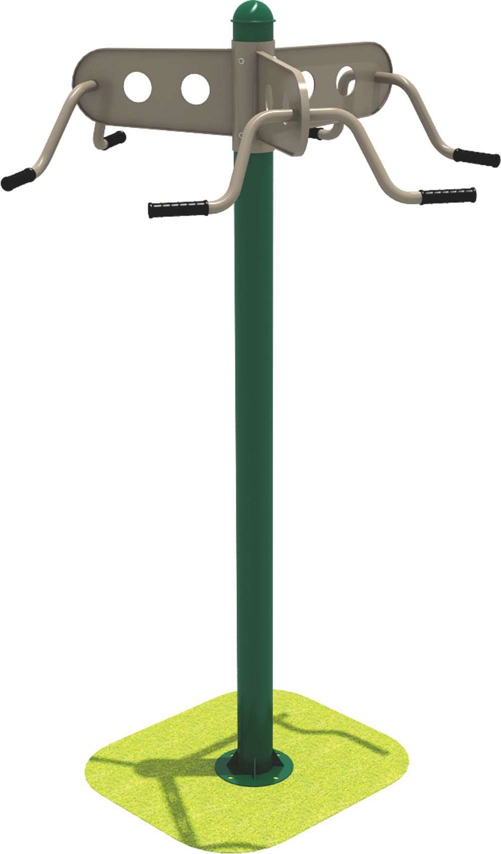 乐发健身器材 三人引体训