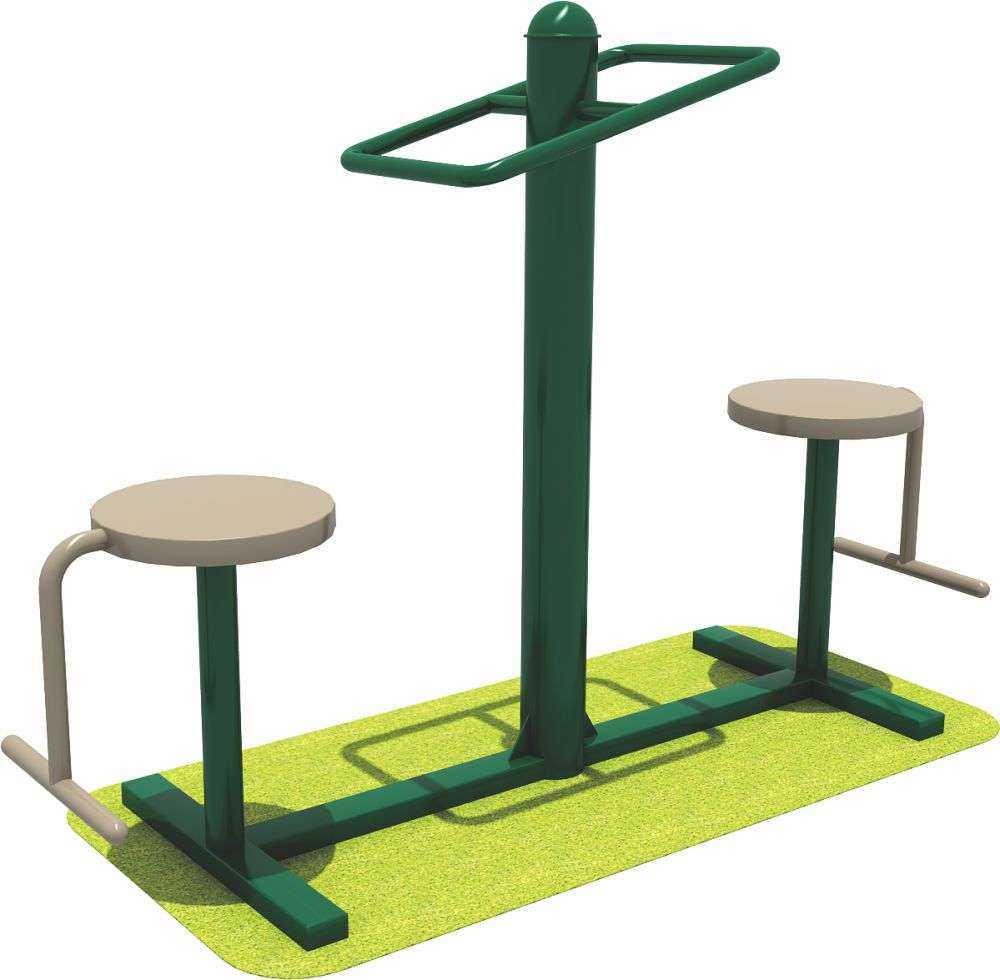 乐发健身器材 坐式扭腰器