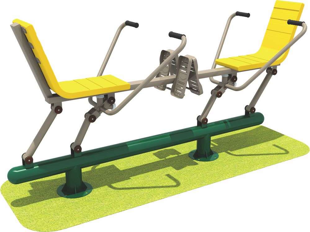 乐发健身器材 双人坐推器