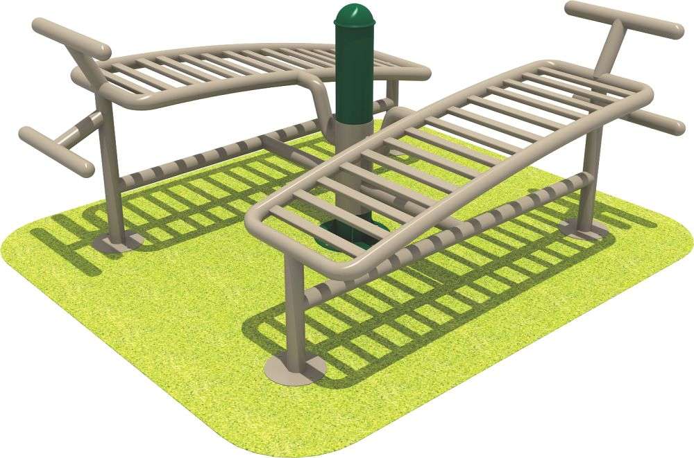 乐发健身器材 双人腹肌板